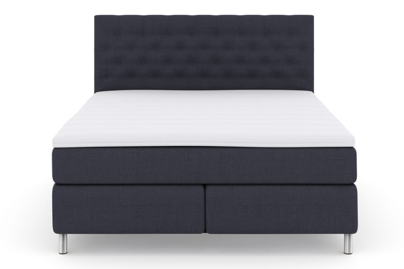 Select No 3 Komplet Sengepakke 180x200 Fast - Blå/Metal - Møbler - Senge - Kontinentalsenge