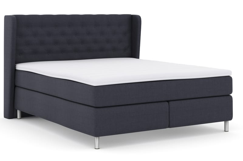 Select No 3 Komplet Sengepakke 180x200 Fast - Blå/Metal - Møbler - Senge - Komplet sengepakke