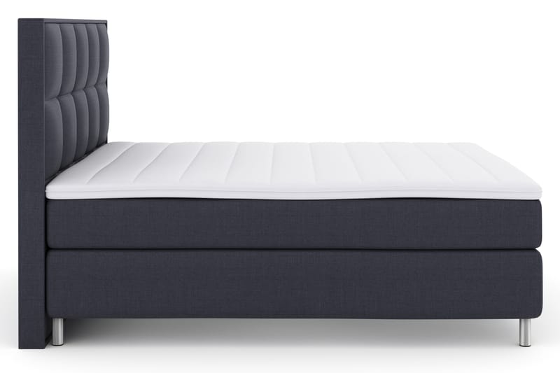 Select No 3 Komplet Sengepakke 180x200 Fast - Blå/Metal - Møbler - Senge - Komplet sengepakke