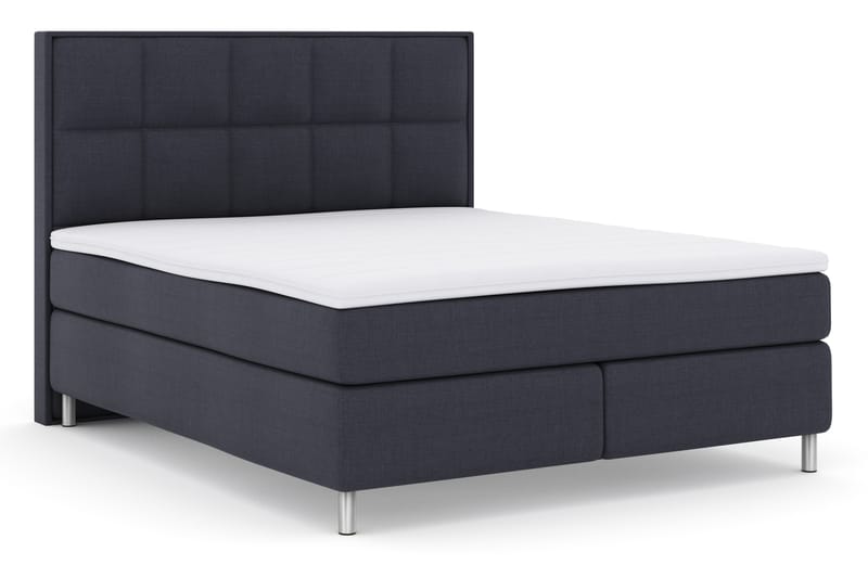 Select No 3 Komplet Sengepakke 180x200 Fast - Blå/Metal - Møbler - Senge - Komplet sengepakke