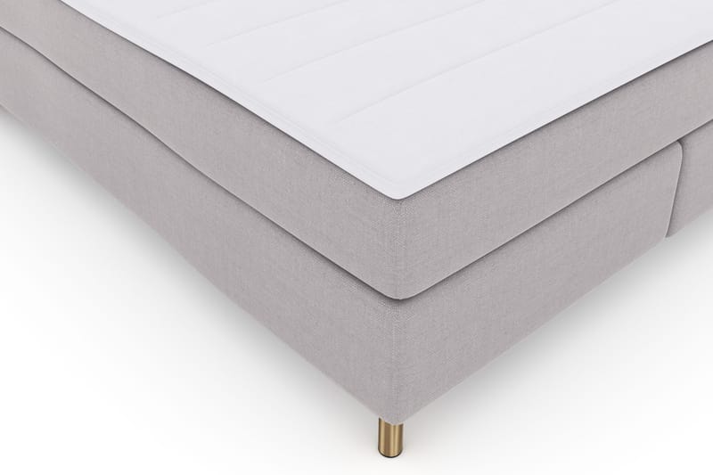 Select No 3 Komplet Sengepakke 180x200 Fast - Lysegrå/Kobber - Møbler - Senge - Kontinentalsenge