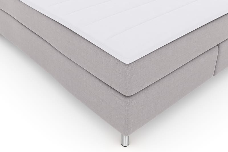 Select No 3 Komplet Sengepakke 180x200 Fast - Lysegrå/Metal - Møbler - Senge - Komplet sengepakke