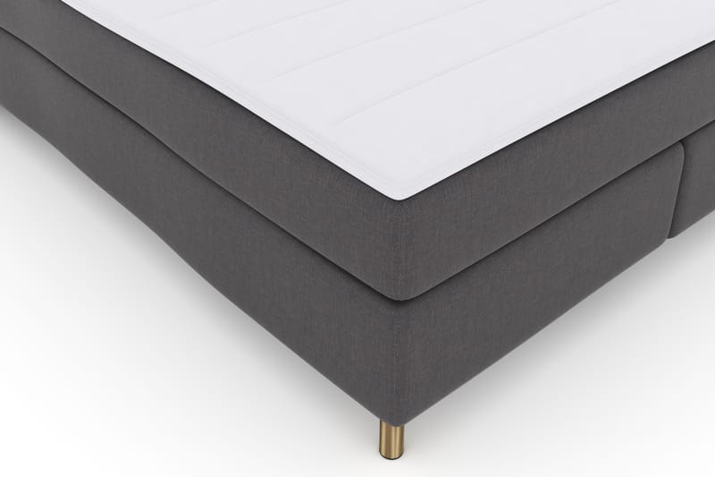 Select No 3 Komplet Sengepakke 180x200 Fast - Mørkegrå/Kobber - Møbler - Senge - Komplet sengepakke
