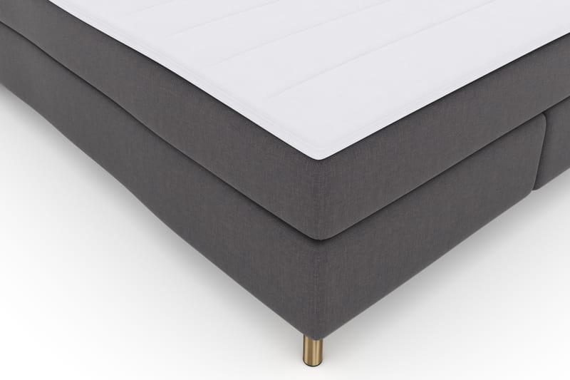 Select No 3 Komplet Sengepakke 180x200 Fast - Mørkegrå/Kobber - Møbler - Senge - Komplet sengepakke