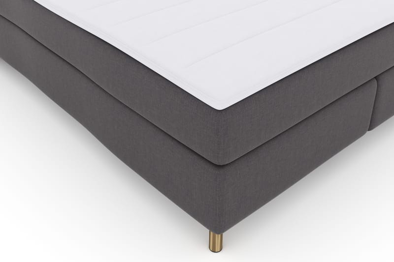 Select No 3 Komplet Sengepakke 180x200 Fast - Mørkegrå/Kobber - Møbler - Senge - Kontinentalsenge