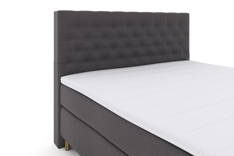 Select No 3 Komplet Sengepakke 180x200 Fast - Mørkegrå/Kobber - Møbler - Senge - Kontinentalsenge