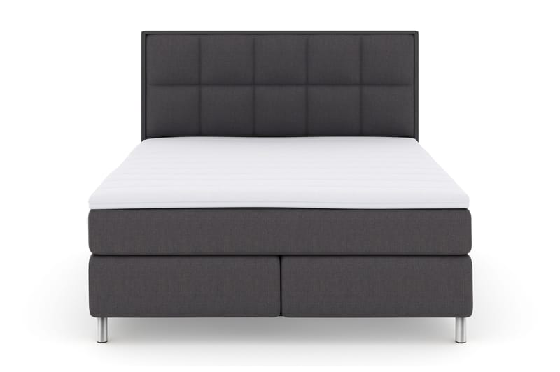 Select No 3 Komplet Sengepakke 180x200 Fast, Mørkegrå/Metal