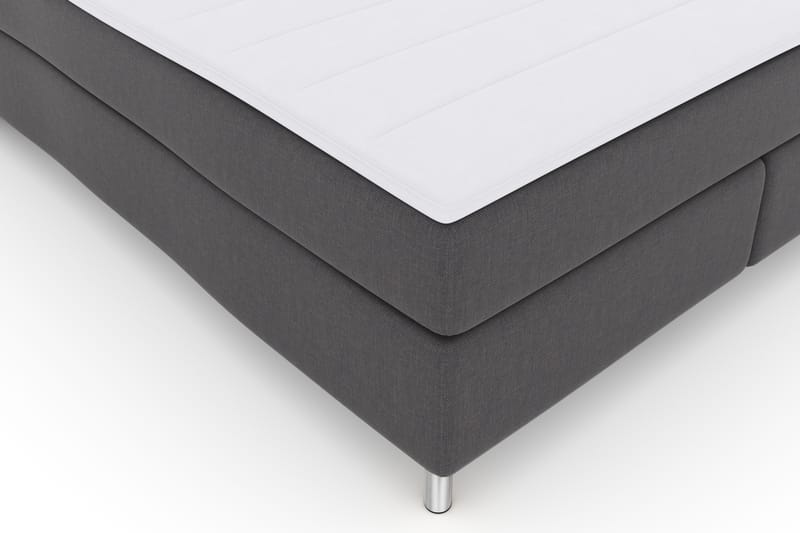 Select No 3 Komplet Sengepakke 180x200 Fast - Mørkegrå/Metal - Møbler - Senge - Komplet sengepakke