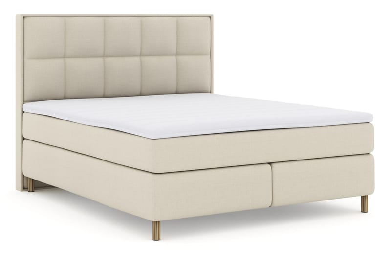 Select No 3 Komplet Sengepakke 180x200 Fast/Medium - Beige/Kobber - Møbler - Senge - Komplet sengepakke