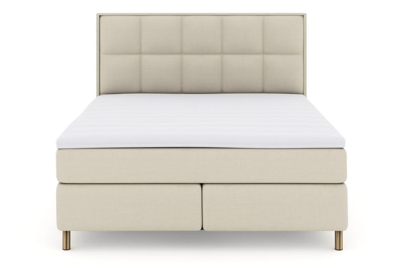 Select No 3 Komplet Sengepakke 180x200 Fast/Medium - Beige/Kobber - Møbler - Senge - Komplet sengepakke