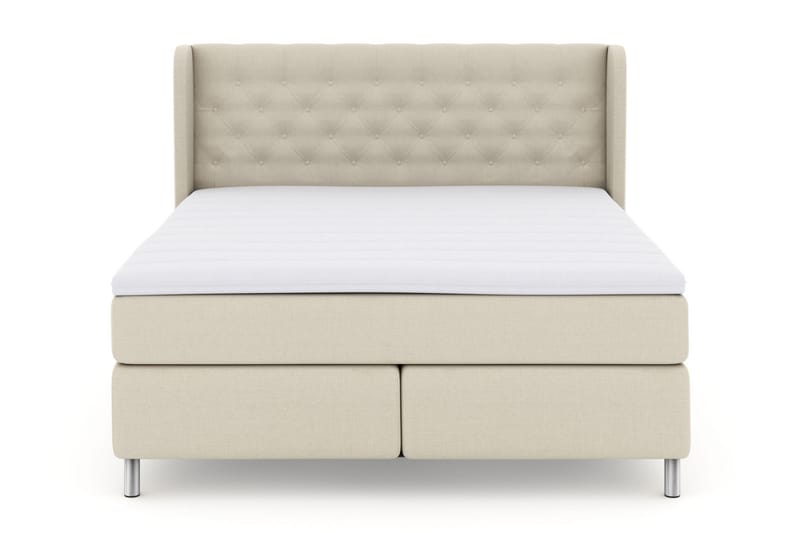 Select No 3 Komplet Sengepakke 180x200 Fast/Medium - Beige/Metal - Møbler - Senge - Komplet sengepakke