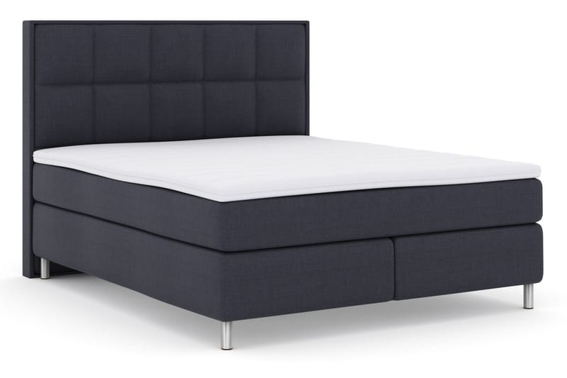 Select No 3 Komplet Sengepakke 180x200 Fast/Medium - Blå/Metal - Møbler - Senge - Kontinentalsenge