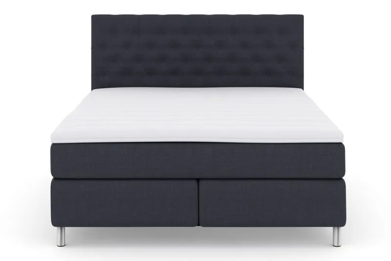 Select No 3 Komplet Sengepakke 180x200 Fast/Medium - Blå/Metal - Møbler - Senge - Kontinentalsenge