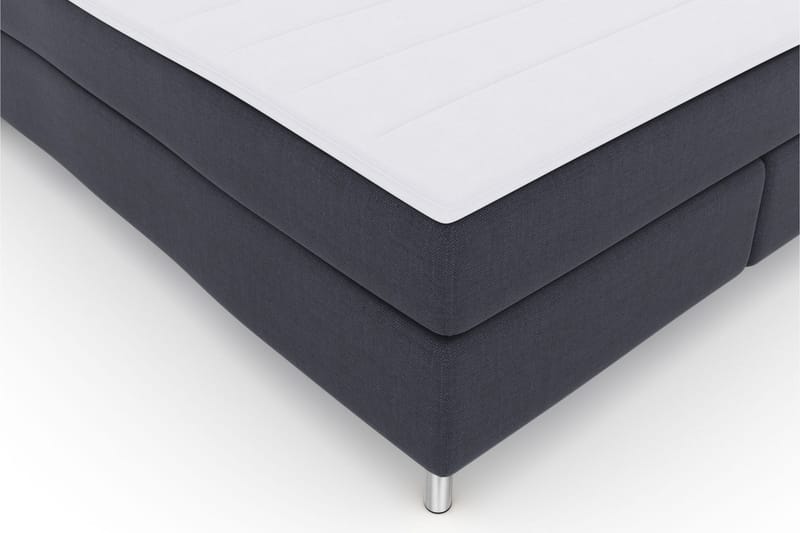 Select No 3 Komplet Sengepakke 180x200 Fast/Medium - Blå/Metal - Komplet sengepakke - Kontinentalsenge - Dobbeltsenge