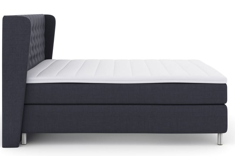 Select No 3 Komplet Sengepakke 180x200 Fast/Medium - Blå/Metal - Møbler - Senge - Komplet sengepakke