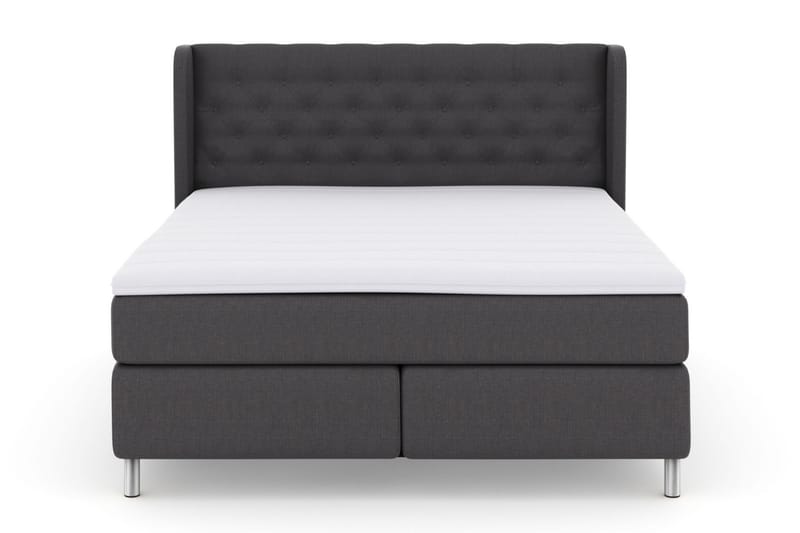 Select No 3 Komplet Sengepakke 180x200 Fast/Medium - Mørkegrå/Metal - Møbler - Senge - Komplet sengepakke