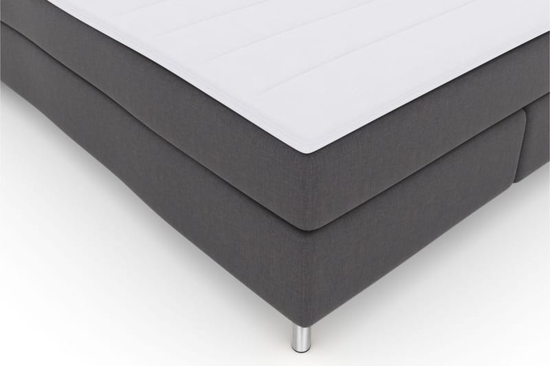 Select No 3 Komplet Sengepakke 180x200 Fast/Medium - Mørkegrå/Metal - Komplet sengepakke - Kontinentalsenge - Dobbeltsenge