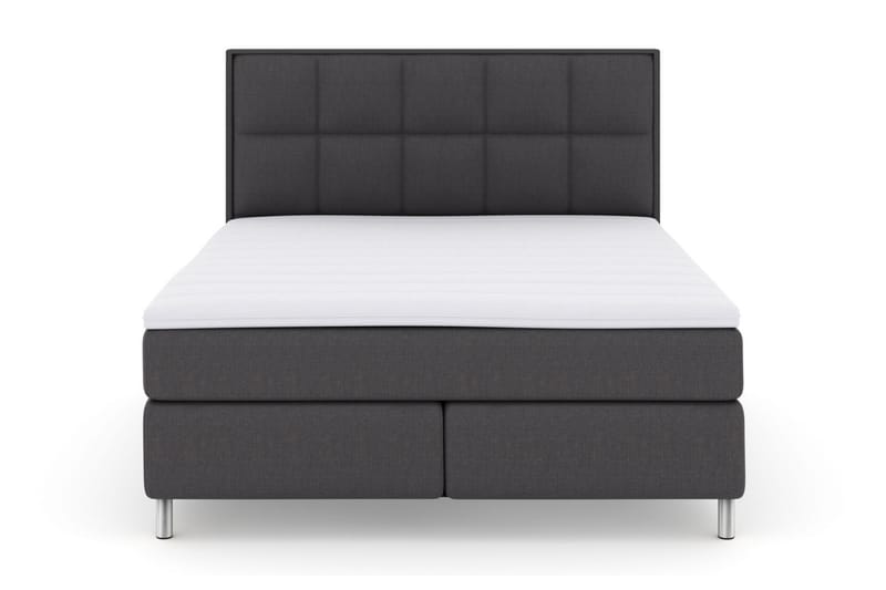 Select No 3 Komplet Sengepakke 180x200 Fast/Medium - Mørkegrå/Metal - Møbler - Senge - Komplet sengepakke