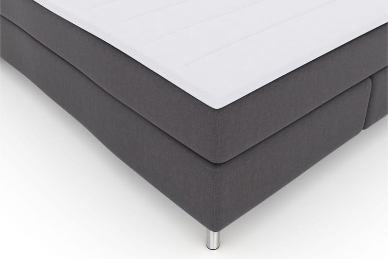 Select No 3 Komplet Sengepakke 180x200 Fast/Medium - Mørkegrå/Metal - Møbler - Senge - Kontinentalsenge