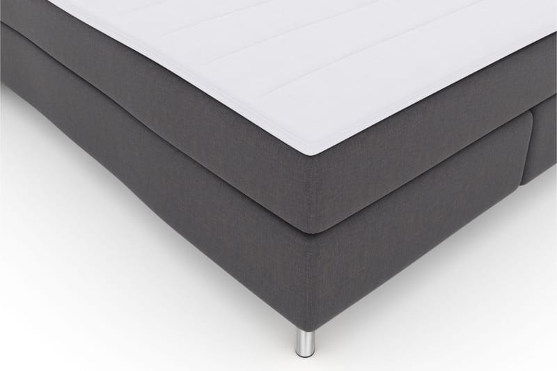 Select No 3 Komplet Sengepakke 180x200 Fast/Medium - Mørkegrå/Metal - Møbler - Senge - Komplet sengepakke