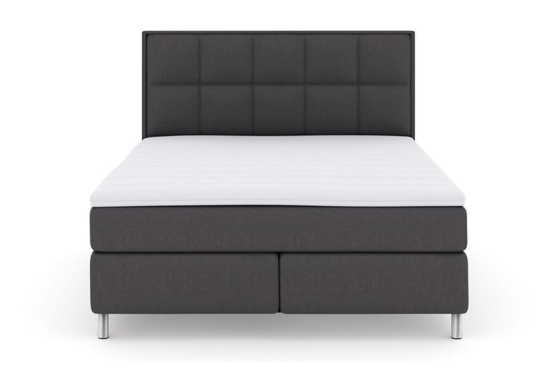 Select No 3 Komplet Sengepakke 180x200 Fast/Medium, Mørkegrå/Metal