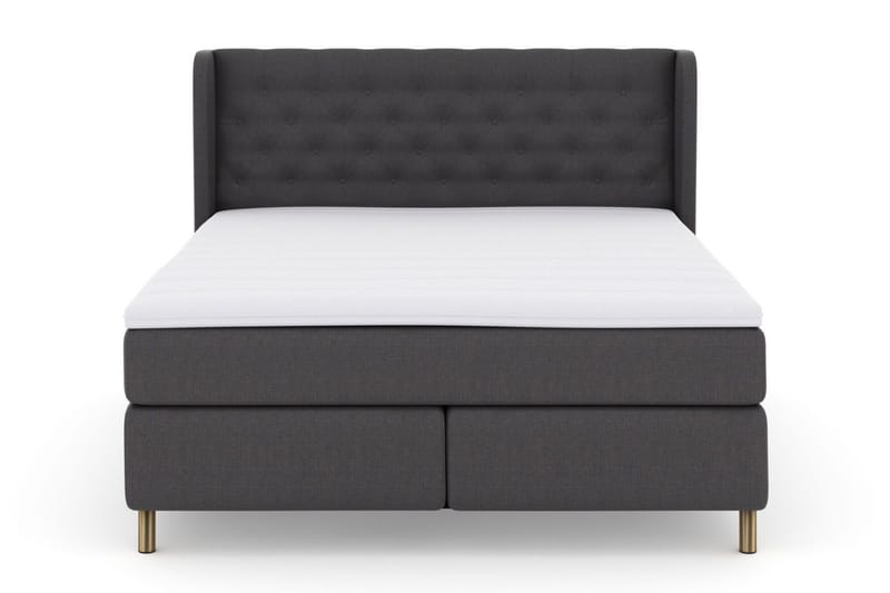 Select No 3 Komplet Sengepakke 180x200 Medium - Mørkegrå/Kobber - Møbler - Senge - Kontinentalsenge
