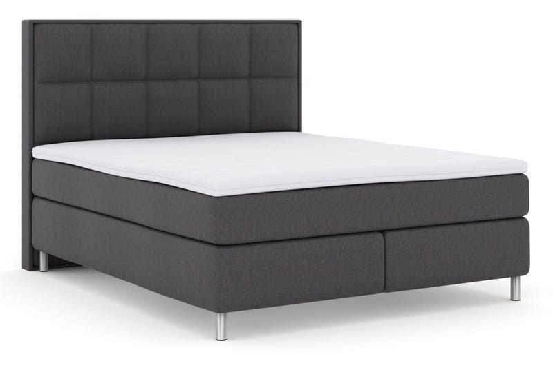 Select No 3 Komplet Sengepakke 180x200 Medium - Mørkegrå/Metal - Møbler - Senge - Kontinentalsenge