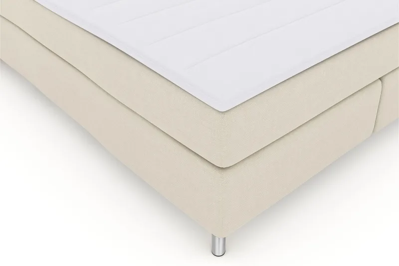 Select No 3 Komplet Sengepakke 210x210 Fast - Beige/Metal - Møbler - Senge - Kontinentalsenge