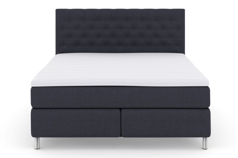 Select No 3 Komplet Sengepakke 210x210 Fast - Blå/Metal - Møbler - Senge - Kontinentalsenge