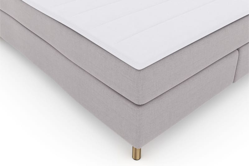 Select No 3 Komplet Sengepakke 210x210 Fast - Lysegrå/Kobber - Møbler - Senge - Kontinentalsenge
