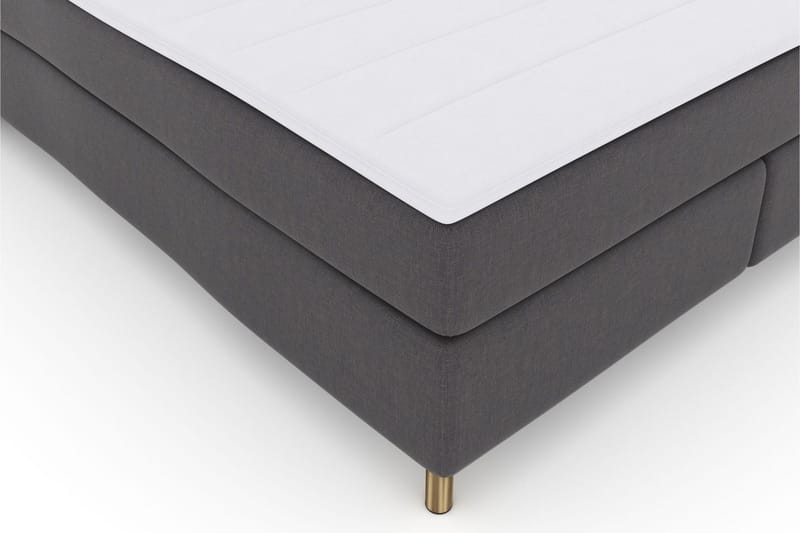 Select No 3 Komplet Sengepakke 210x210 Fast - Mørkegrå/Kobber - Møbler - Senge - Kontinentalsenge
