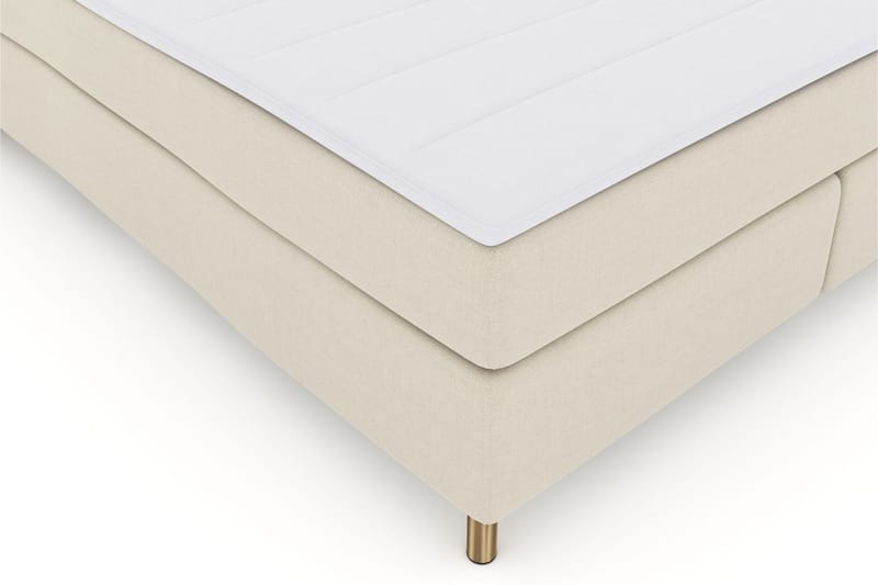 Select No 3 Komplet Sengepakke 210x210 Fast/Medium - Beige/Kobber - Møbler - Senge - Kontinentalsenge