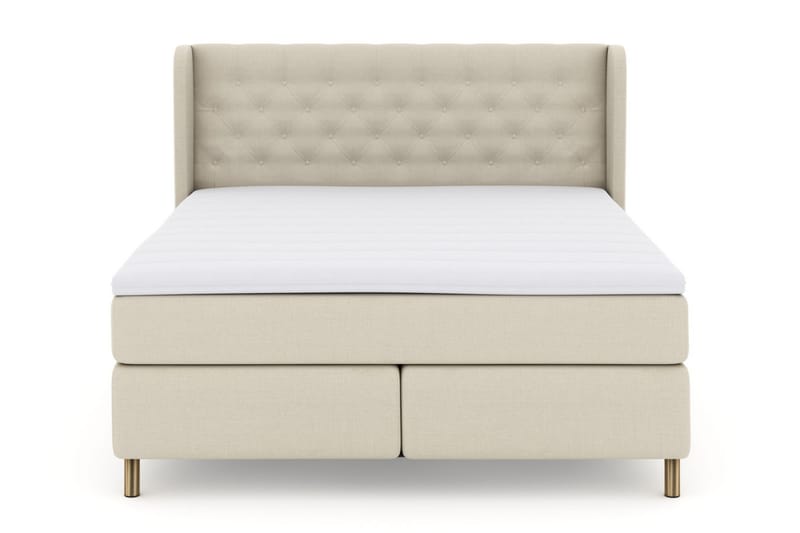 Select No 3 Komplet Sengepakke 210x210 Medium - Beige/Kobber - Møbler - Senge - Komplet sengepakke