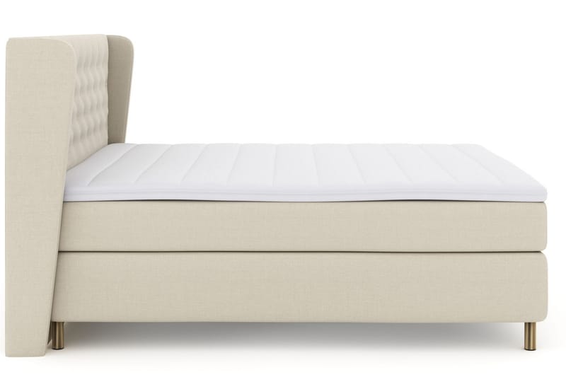 Select No 3 Komplet Sengepakke 210x210 Medium - Beige/Kobber - Møbler - Senge - Komplet sengepakke