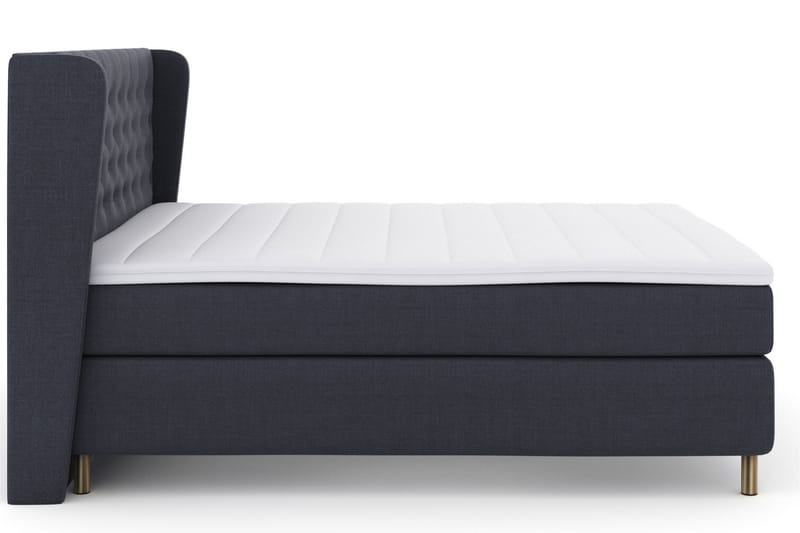Select No 3 Komplet Sengepakke 210x210 Medium - Blå/Kobber - Møbler - Senge - Komplet sengepakke