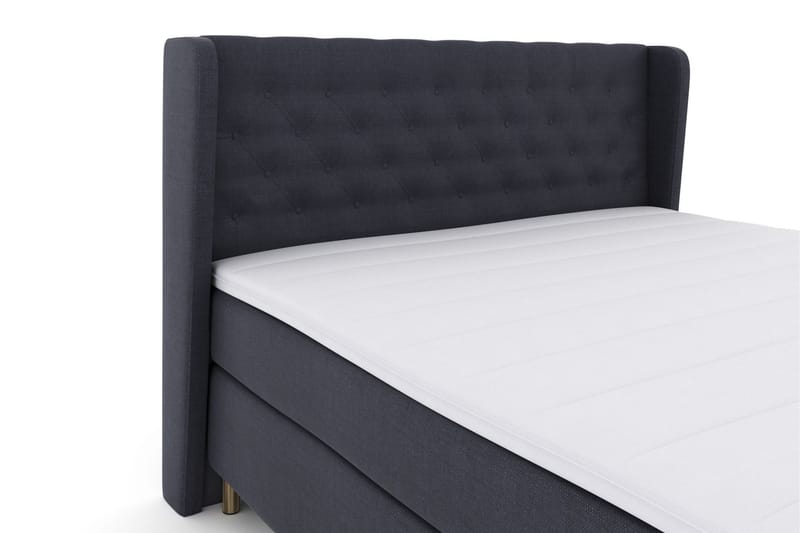 Select No 3 Komplet Sengepakke 210x210 Medium - Blå/Kobber - Møbler - Senge - Komplet sengepakke