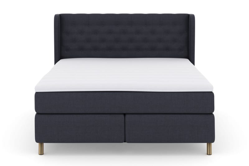 Select No 3 Komplet Sengepakke 210x210 Medium - Blå/Kobber - Møbler - Senge - Komplet sengepakke