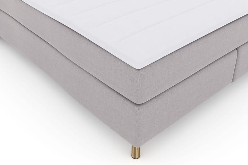 Select No 3 Komplet Sengepakke 210x210 Medium - Lysegrå/Kobber - Møbler - Senge - Komplet sengepakke