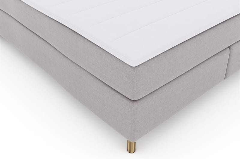 Select No 3 Komplet Sengepakke 210x210 Medium - Lysegrå/Kobber - Møbler - Senge - Komplet sengepakke