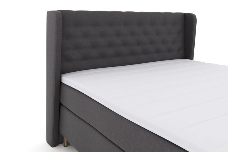 Select No 3 Komplet Sengepakke 210x210 Medium - Mørkegrå/Kobber - Møbler - Senge - Komplet sengepakke