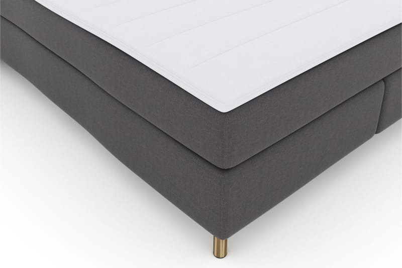 Select No 3 Komplet Sengepakke 210x210 Medium - Mørkegrå/Kobber - Møbler - Senge - Komplet sengepakke