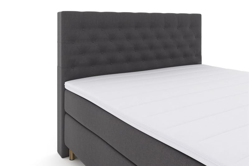 Select No 3 Komplet Sengepakke 210x210 Medium - Mørkegrå/Kobber - Møbler - Senge - Komplet sengepakke