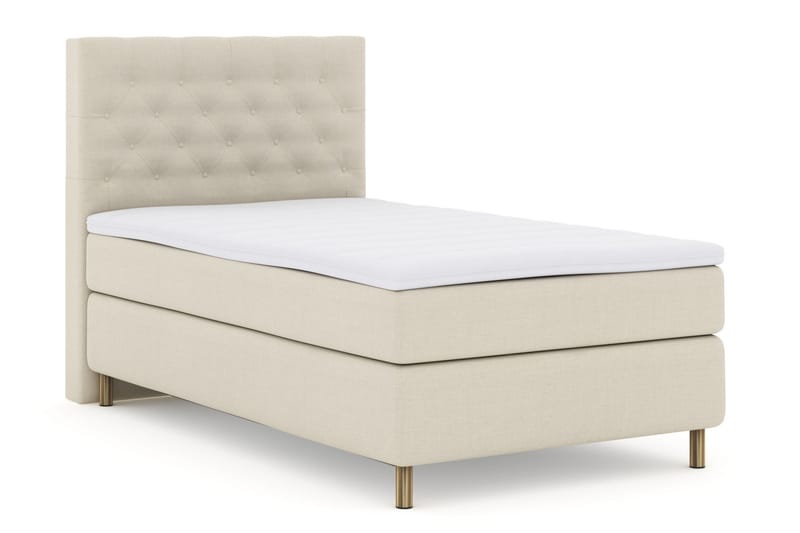 Select No 3 Kontinentalseng 120x200 hård - Beige/kobber - Møbler - Senge - Kontinentalsenge