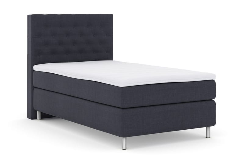 Select No 3 Kontinentalseng 120x200 hård - Blå/metal - Møbler - Senge - Kontinentalsenge