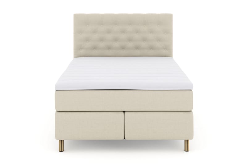 Select No 3 Kontinentalseng 140x200 hård - Beige/kobber - Møbler - Senge - Kontinentalsenge