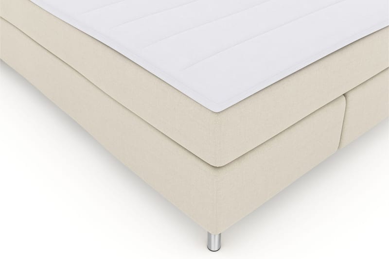 Select No 3 Kontinentalseng 140x200 hård - Beige/metal - Møbler - Senge - Kontinentalsenge