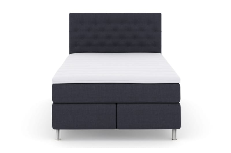 Select No 3 Kontinentalseng 140x200 Medium - Blå/metal - Møbler - Senge - Kontinentalsenge
