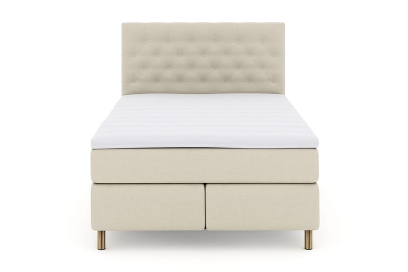 Select No 3 Kontinentalseng 160x200 hård/Medium - Beige/kobber - Møbler - Senge - Kontinentalsenge