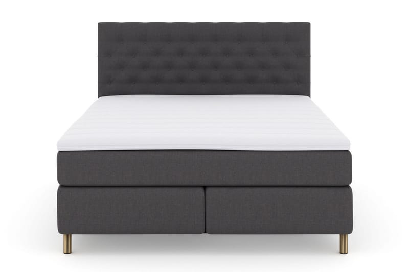 Select No 3 Kontinentalseng 160x200 Medium - mørkegrå/kobber - Møbler - Senge - Kontinentalsenge
