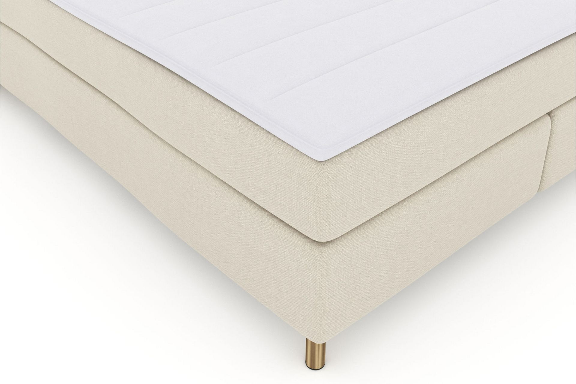 Select No 3 Kontinentalseng 180x200 hård - Beige/kobber - Møbler - Senge - Kontinentalsenge